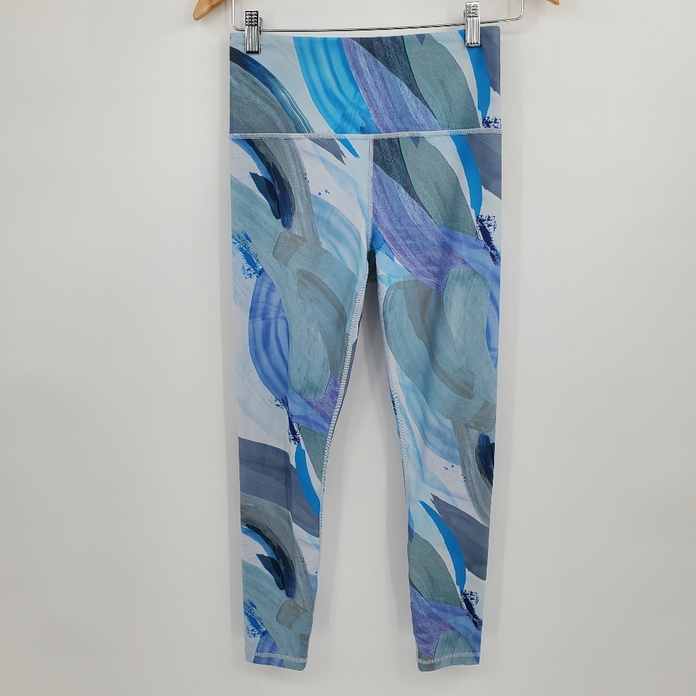 ◇◇ Athleta Elation 7/8 Tight Legging Size Small Vibrance Snowfall Blue